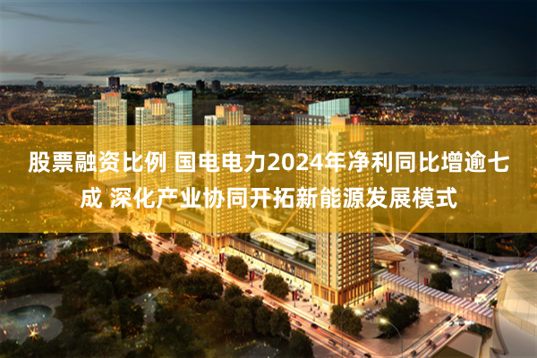 股票融资比例 国电电力2024年净利同比增逾七成 深化产业协同开拓新能源发展模式