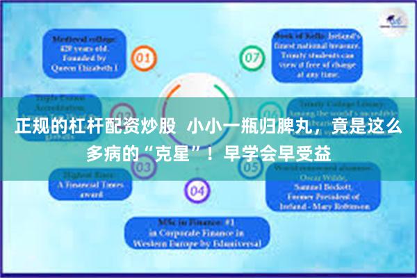 正规的杠杆配资炒股  小小一瓶归脾丸，竟是这么多病的“克星”！早学会早受益