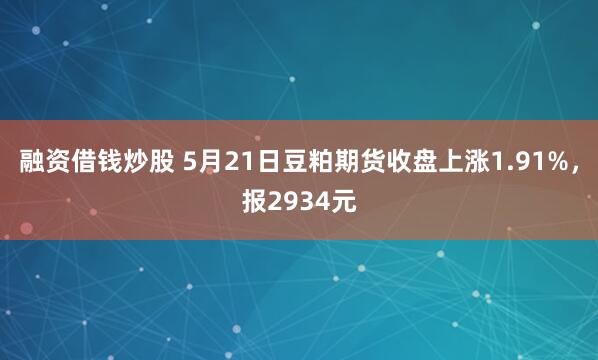 融资借钱炒股 5月21日豆粕期货收盘上涨1.91%，报2934元